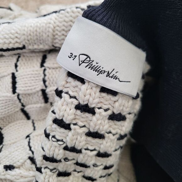 3:1 Phillip Lim Wool & Polyamide Blend Gingham Turtleneck Sample Rare - Picture 5 of 11